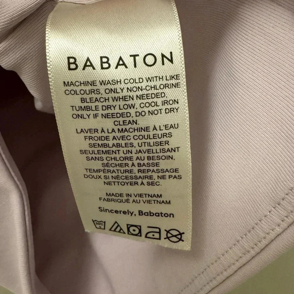 Like new Babaton Contour Aritzia Turtleneck Mock Neck Tank Size S Purple - Picture 3 of 5